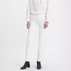 Levi’s 314 Shaping Straight Jeans White